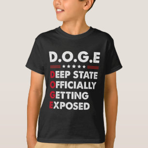 T-shirt Trump Doge Deep State Officiellement Exposé
