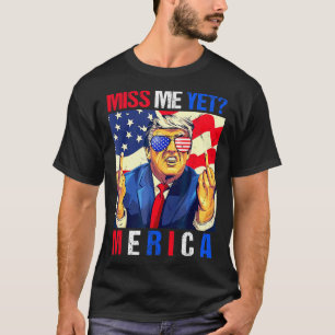 T-shirt Trump Doigt D'honneur Me Manquez Vous Encore Drape