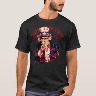 T-shirt TRUMP Don le Con Arraigné Accusé Inculpé 2045