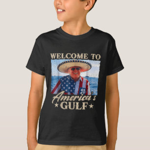 T-shirt Trump Drôle Bienvenue Dans Le Golfe Des Amériques,
