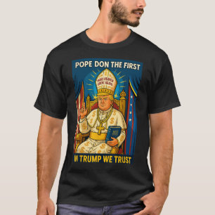 T-shirt Trump en pape de l'Eglise du Vatican - Le pape Tru