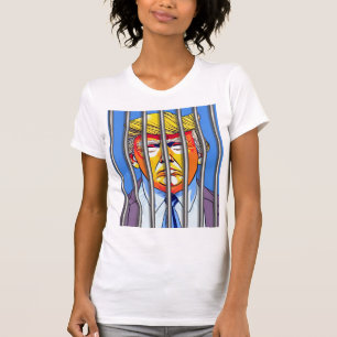 T-shirt Trump en prison Femmes Bella+Canvas Slim Fit T-Shi