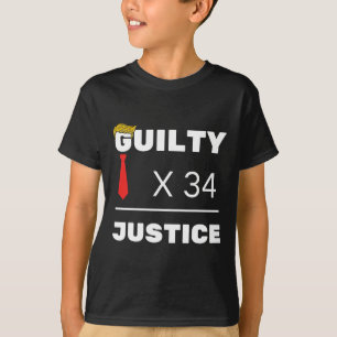 T-shirt Trump est coupable d'une élection américaine en 20