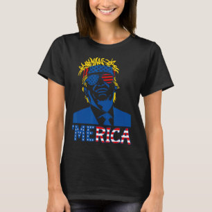T-shirt Trump est heureux 4 juillet Trump Dons du drapeau 
