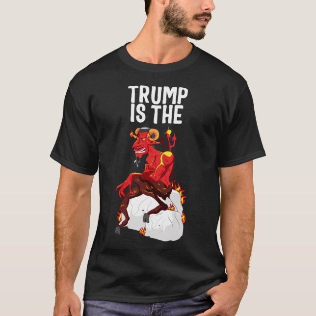 T-shirt Trump est le diable (Devant)