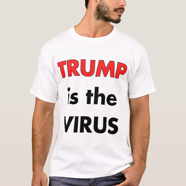 T-shirt Trump est le virus Biden est le vaccin (Devant)