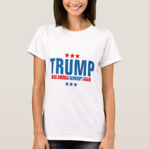 T-shirt Trump et l'Amérique en faillite