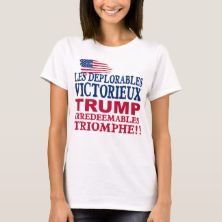 T-shirt Trump et les déplorables gagnent