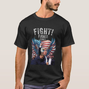 T-shirt Trump Fight Fight Rally T Shirt