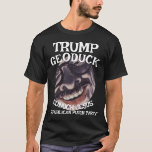 T-shirt Trump Geoduck Eunuque Jésus Républicain Fête de Pi