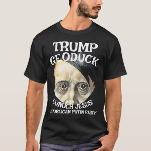 T-shirt Trump Geoduck Eunuque Jésus Républicain Fête d'uri