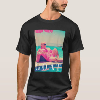 T-shirt Trump GOA Été 2024 Retro Funny Pink Donald Trum