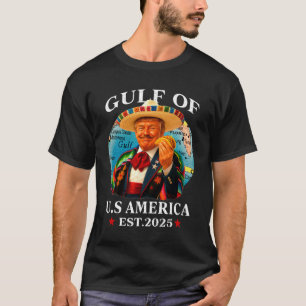 T-shirt Trump Golfe Des États-Unis Depuis 2025 Mexique Tru
