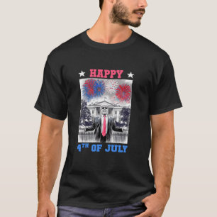 T-shirt TRUMP HEUREUX 4 juillet papa Fireworks Personnel P
