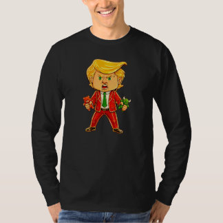 T-shirt Trump heureux drôle Trump Taureau Ours Trump Meme