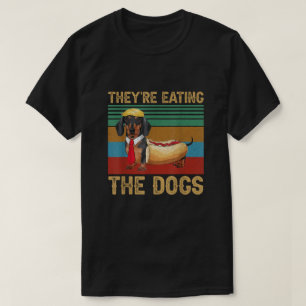 T-shirt Trump Ils mangent les chiens Dachshund Weiner