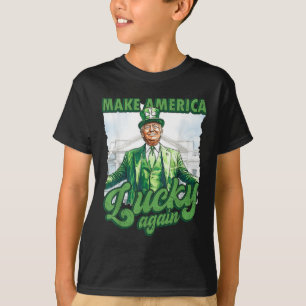 T-shirt Trump Jour de la Saint Patrick drôle Rendre l'Amér