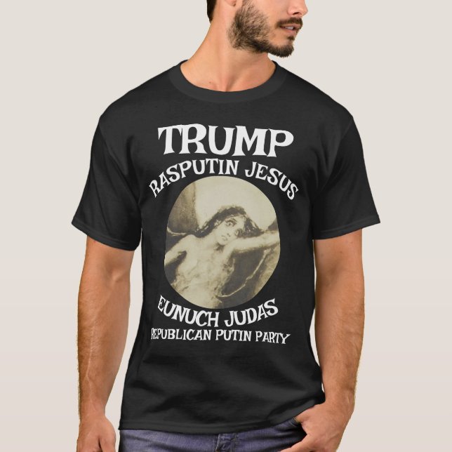 T-shirt Trump Lenin Commie Stalin Anti Christian Jesus  (Devant)