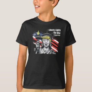 T-shirt Trump - Liberty Lights The Way Trump Edition - Don
