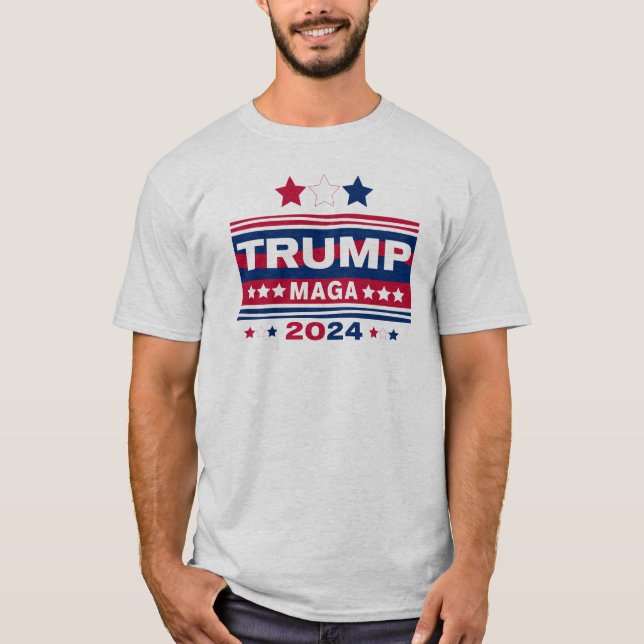 T-SHIRT TRUMP~MAGA~2024 (Devant)
