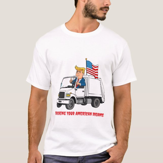 T-shirt Trump MAGA Truck (Devant)