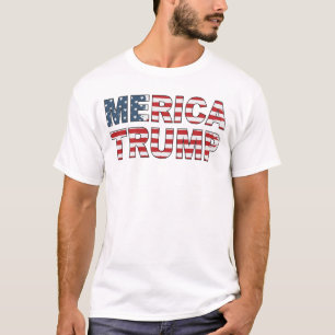T-shirt Trump Merica 4 juillet Drapeau américain Murica
