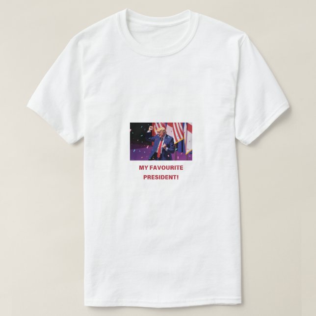 T-SHIRT TRUMP - MON MARCHANDISE PRÉSIDENTE PRÉFÉRÉE (Design devant)