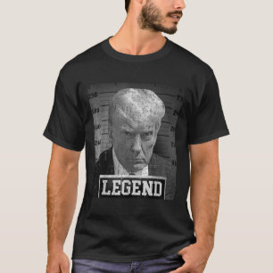 T-shirt Trump Mugshot Drôle de Donald Trump Légende