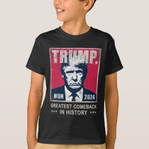 T-shirt Trump Nous Avons Gagné 2024 Le Plus Grand Comeck D