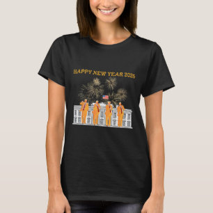 T-shirt Trump Nouvel An 2025 Feu d'artifice de la Maison B