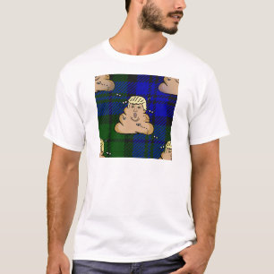 T-shirt trump plaid poop
