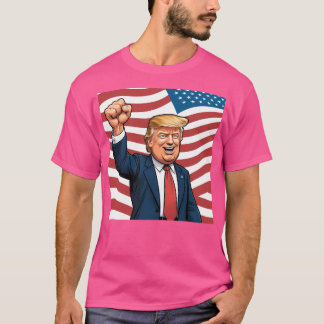 T-shirt Trump - Pompe à pied