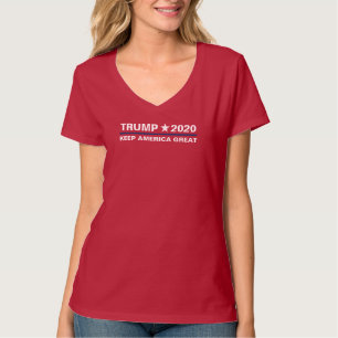 T-shirt Trump pour le président 2020 Gardez l'Amérique gra
