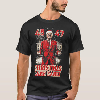 T-shirt Trump Présent Drôle En Début 2024