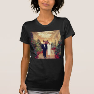 T-shirt Trump Président des États-Unis Noël à la Maison Bl