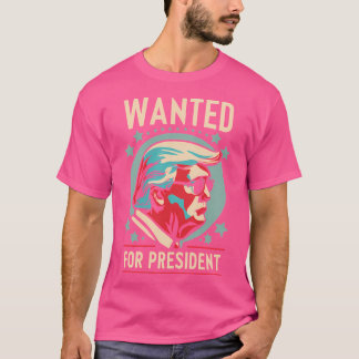 T-shirt Trump Recherché pour le président 2024