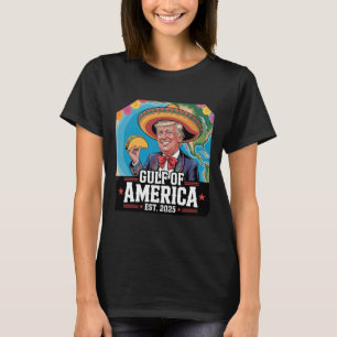 T-shirt Trump Shirt drôle Amérique du Golfe Est 2025 Trump