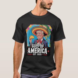 T-shirt Trump Shirt drôle Amérique du Golfe Est 2025 Trump