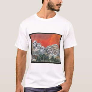 T-shirt Trump sur Mt Rushmore