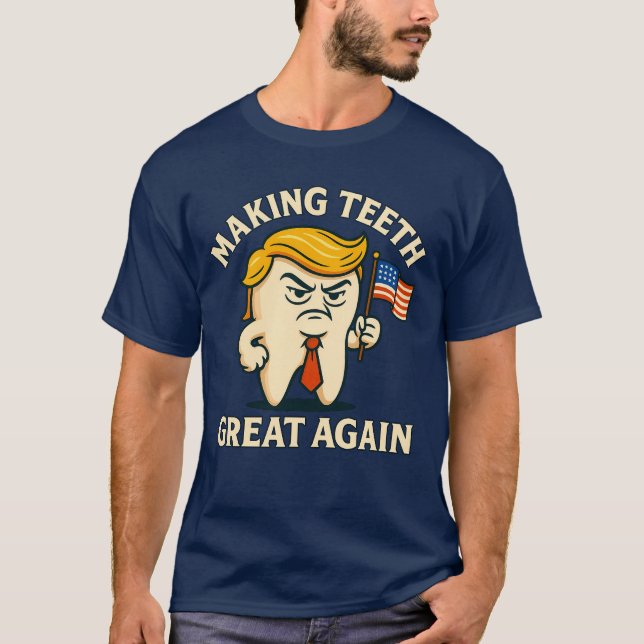 T-SHIRT TRUMP TOOTH (Devant)