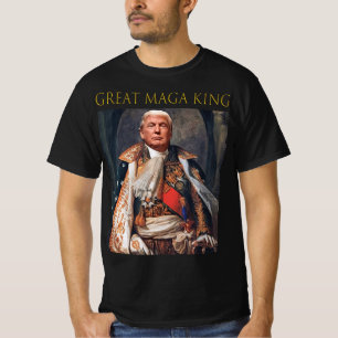 T-shirt Trump Ultra Maga King s'amuse à merveille