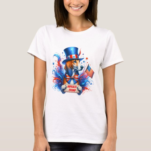 T-shirt Trump, un allié américain qui s'attaque au boeuf (Devant)