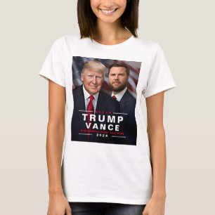 T-shirt Trump Vance Photo de la campagne présidentielle 20