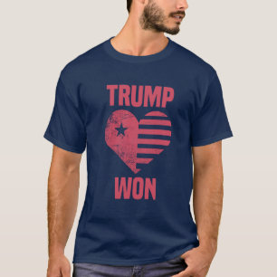 T-shirt Trump Won   Élections Républicaines Conservatric