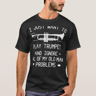 T-shirt Trumpet Escape : Sound Off Old Man Malheurs avec H