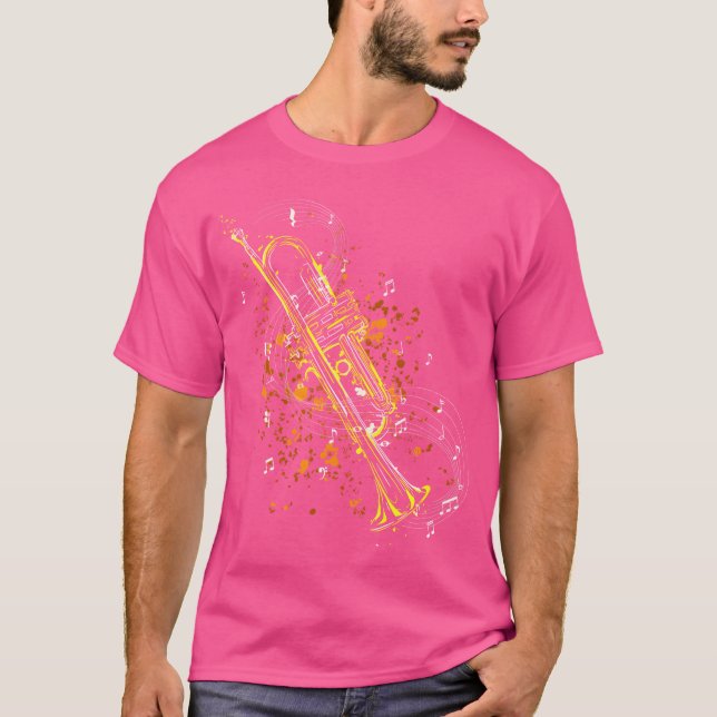 T-shirt Trumpet instrument musique loverrumpeter (Devant)