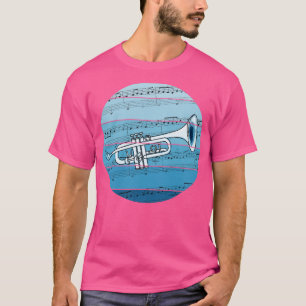 T-shirt Trumpet Musique de jazz Notation Trumpeter Brass M