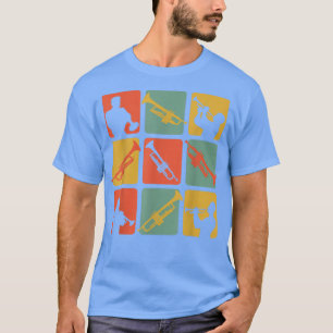 T-shirt Trumpet Player Trumpeter Bass Instrument Music Lov