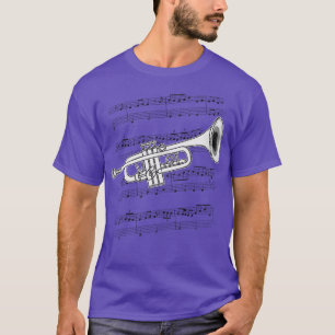 T-shirt Trumpet Player Trumpeter Brass Musicien