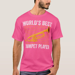 T-shirt Trumpeter Worlds Best Playing Trumpet Design